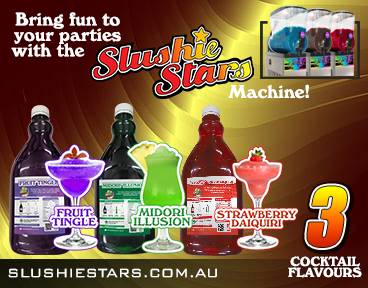 Slushie Stars Cocktail Varieties