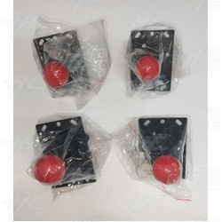 Red Ball Top Joystick For Arcade Machine Bulk Offer - New (4pcs)