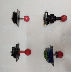 Assorted Joystick with Red Ball Top -New (4pcs)