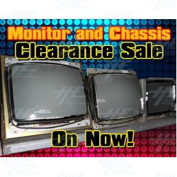 LAST CHANCE CLEARANCE SPECIAL ON CRT MONITORS AND CHASSIS