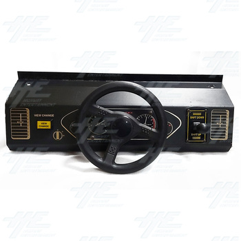 Black Steering Panel with Motorised Steering and Shifter