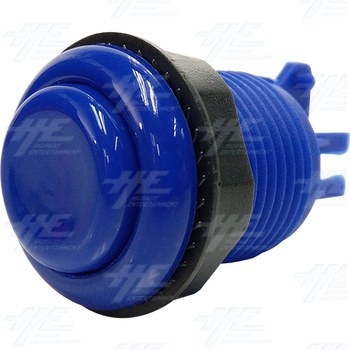 33mm Standard Arcade Pushbutton Concave Eco Series - Blue