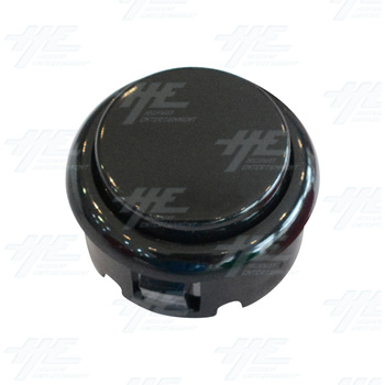 30mm Snap in Arcade Push Button - Black