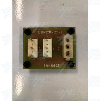 Sega Power Distribution PCB - 838-10802