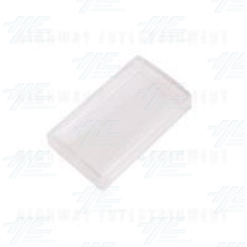 Button Covers Clear - Rectangular