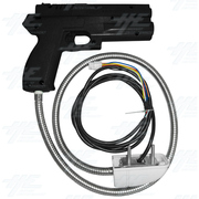 Time Crisis Point Blank Clone Gun Assembly for Arcade Machine  - Black