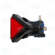 Triangle Illuminated Push Button Set - Red