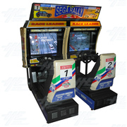 Sega Rally Twin Arcade Driving Machine (Only one side working)