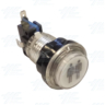Player 2 (P2) Push Button for Arcade Machines - Clear Illuminated