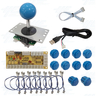 DIY Blue Arcade Joystick and Buttons Kit for Arcade Machines