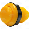 33mm Arcade Push Button with Inbuilt Microswitch - Yellow