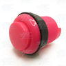 33mm Arcade Push Button with Inbuilt Microswitch - Pink - Convex