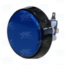 Flat Illuminated Push Button Set 60mm - Blue
