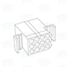 MOLEX 12 Way Plug Housing - 03-09-2122