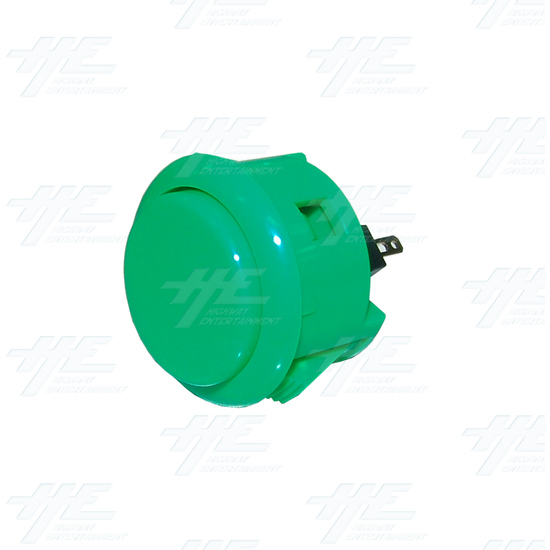 Sanwa Push Button OBSF-30 Green - Angle View