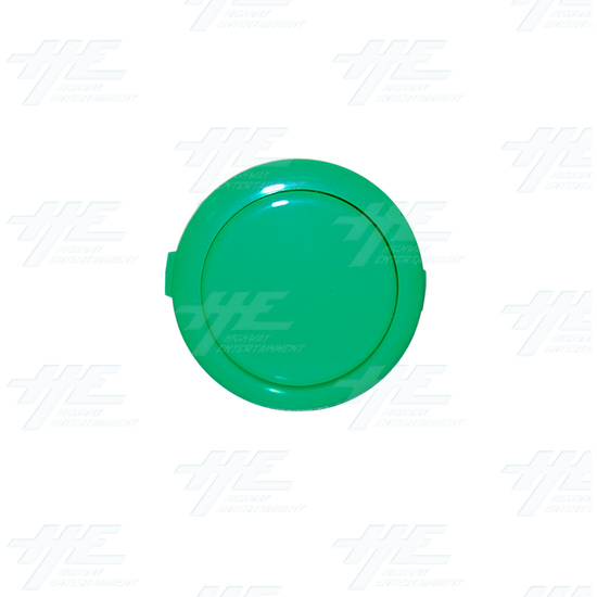 Sanwa Push Button OBSF-30 Green - Front View