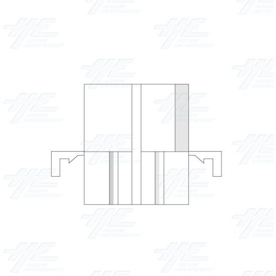 MOLEX 12 Way Plug Housing - 03-09-2122 - Right View