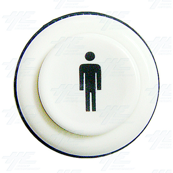 1 Player Push Button with Microswitch - Top View