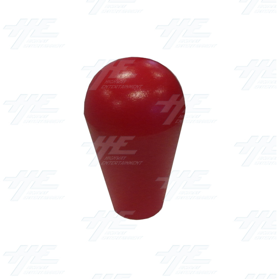 Baton Top for Arcade Joystick (Red) - Full View