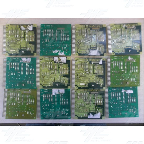 Credit Board for Video Game (12pc) - Credit Board PCB Back View