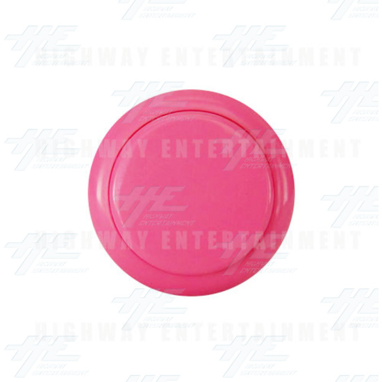 Sanwa Push Button OBSF-30 Pink - Top View