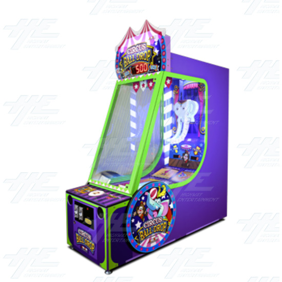 Circus Ball Drop Redemption Arcade Game - Machine (side 2)