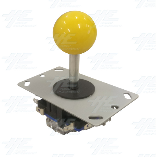 Yellow Ball Top Joystick for Arcade Machine - Yellow Joystick