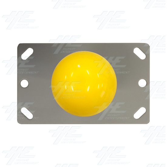 Yellow Ball Top Joystick for Arcade Machine - Yellow Joystick Top View