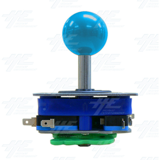 Blue Ball Top Joystick for Arcade Machine (Zippy Styled) - Side View