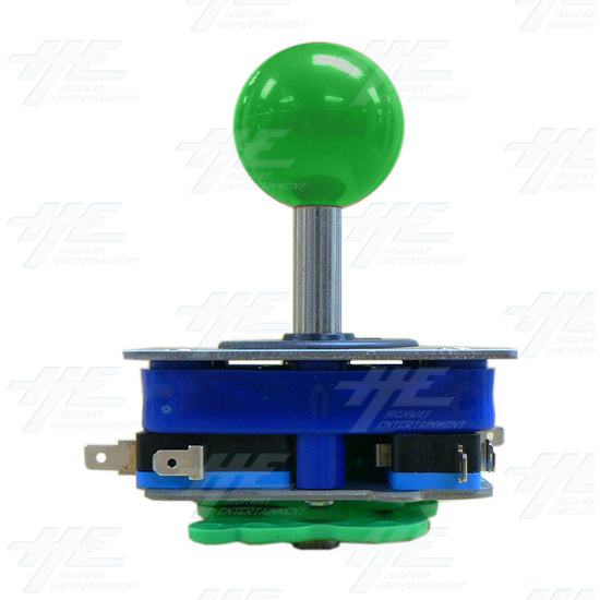 Green Ball Top Joystick for Arcade Machine (Zippy Styled) - Side View