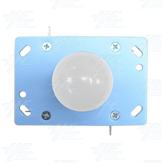 White Ball Top Joystick for Arcade Machine (Zippy Styled) - Top View