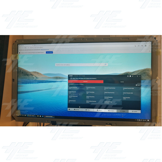 32" LCD Monitor - Suitable for Vewlix Arcade Machine - Monitor Testing