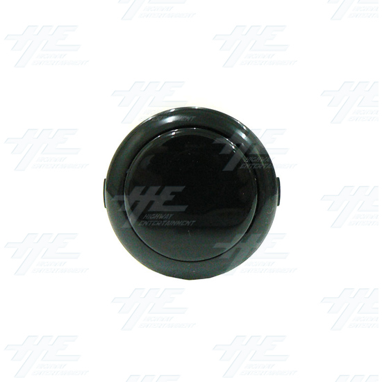 Sanwa Push Button OBSF-30 Black - Front View