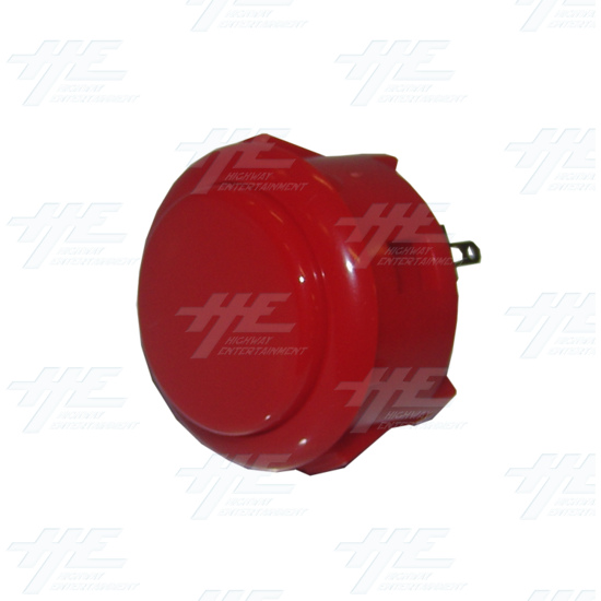 Sanwa Push Button OBSF-30 Red - Angle View