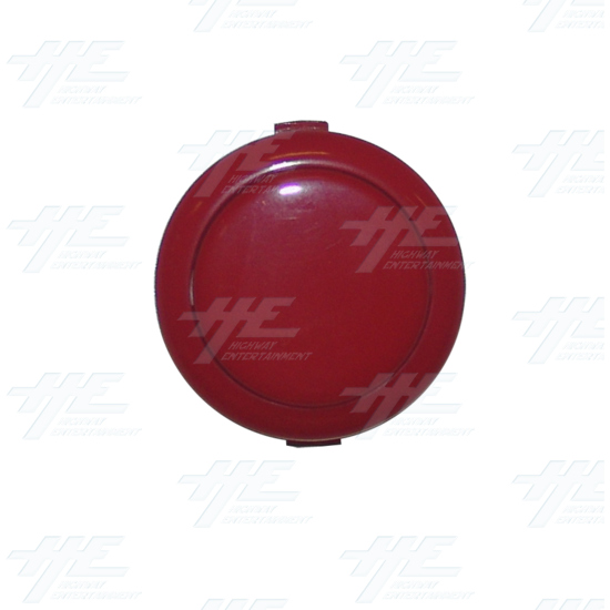 Sanwa Push Button OBSF-30 Red - Front View