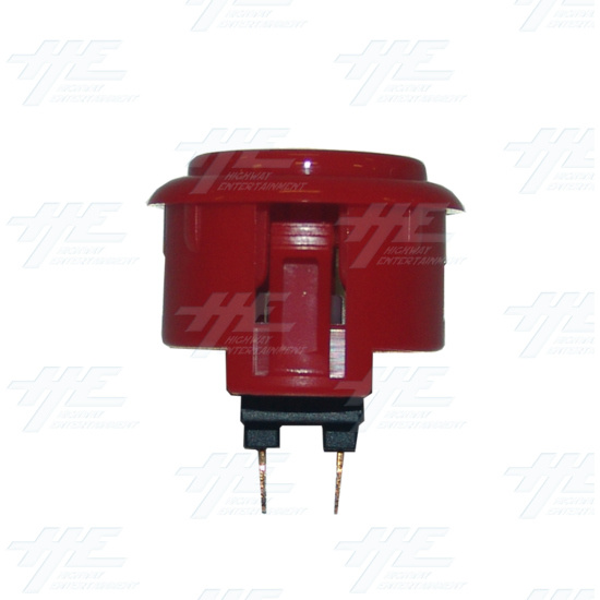 Sanwa Push Button OBSF-30 Red - Side View