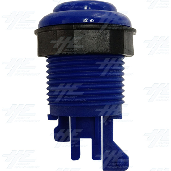 33mm Standard Arcade Pushbutton Concave Eco Series - Blue - Standard Arcade Pushbutton Eco Series - Blue