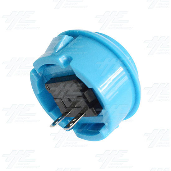 30mm Snap in Arcade Push Button - Blue - 30mm Snap in Arcade Push Button - Blue Back View