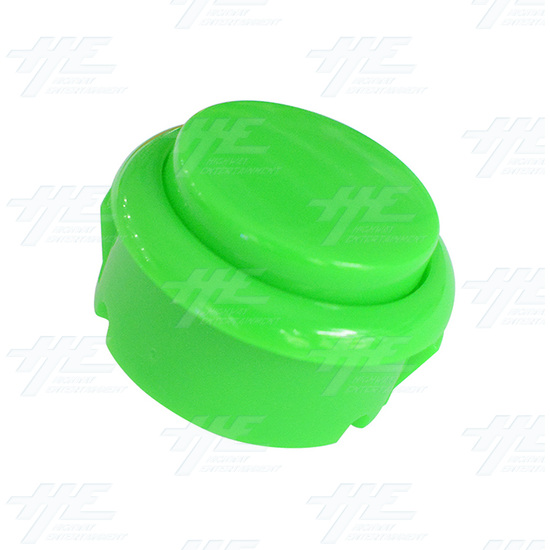 30mm Snap in Arcade Push Button - Green - 30mm Snap in Arcade Push Button - Green Angle View