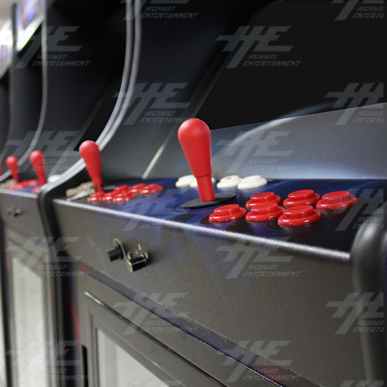 The Entertainer 26inch Arcade Machine (Red Version) - Entertainer - Red Control Panel View