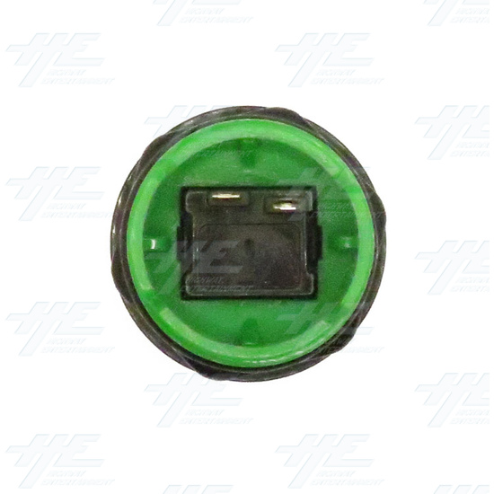 33mm Arcade Push Button with Inbuilt Microswitch - Green - Concave -  Push Button with Inbuilt Microswitch - Green - Concave