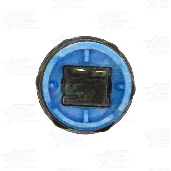 33mm Arcade Push Button with Inbuilt Microswitch - Blue - Concave - Push Button with Inbuilt Microswitch - Blue - Concave