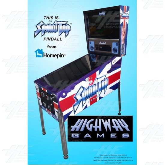 This is Spinal Tap Pinball Machine - This is Spinal Tap Pinball Cabinet