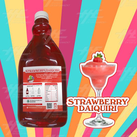 Strawberry Daiquiri Slushie Syrup 2L - Strawberry Daiquiri Slushie Syrup