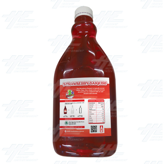 Strawberry Daiquiri Slushie Syrup 2L - 2L Bottle