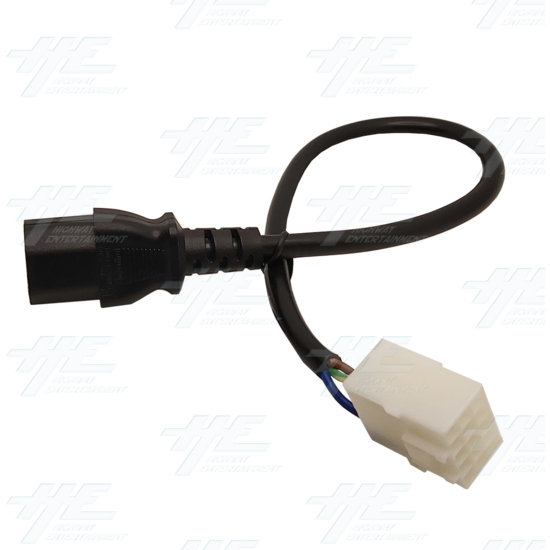 Sega Model 3 Power Supply to ATX Power Supply Adaptor for Daytona and Sega Rally - 30cm ATX to 15 Pin Connector Cable Angle 2