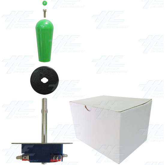 8 Way Green Ellipse Joystick - 8 Way Green Ellipse Joystick Full Set