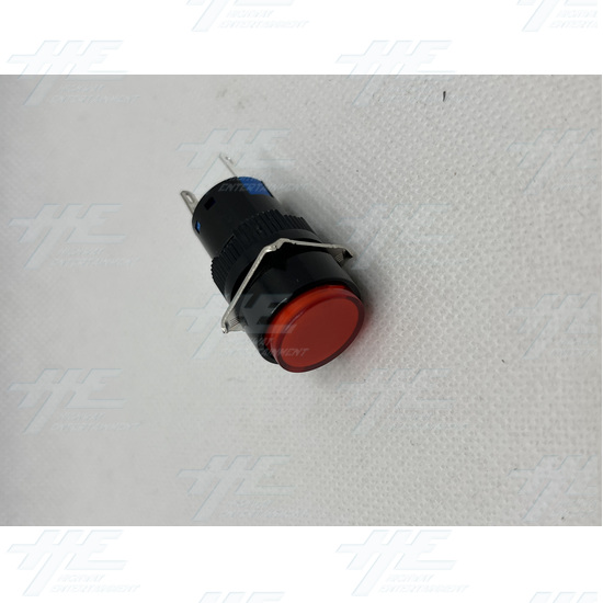 Illuminated Red Service Button For Arcade Machine - servicetempest red button front.jpg