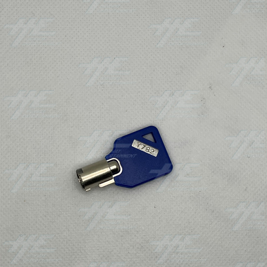 Y782 Blue Key for Arcooda & Highway Machines - blue key top.jpg