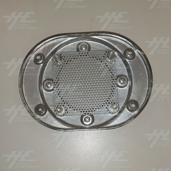 Cyber Cycles Plastic Speaker Cover with Metal Grill - 1. Cover with grill - Bottom View